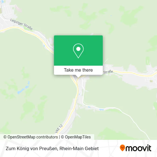 Карта Zum König von Preußen