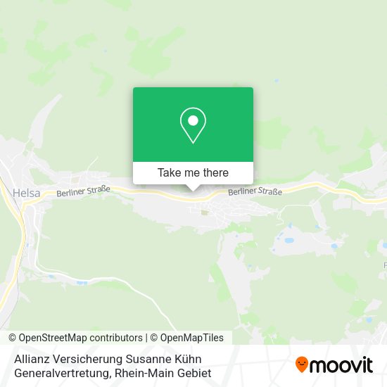 Карта Allianz Versicherung Susanne Kühn Generalvertretung