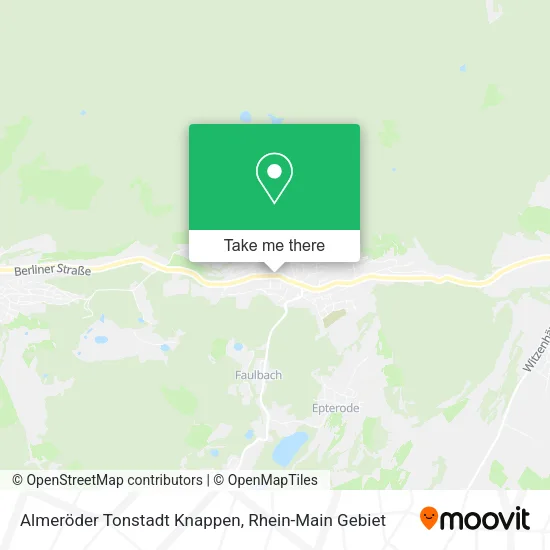 Карта Almeröder Tonstadt Knappen