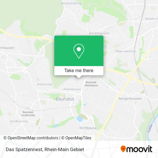 Карта Das Spatzennest