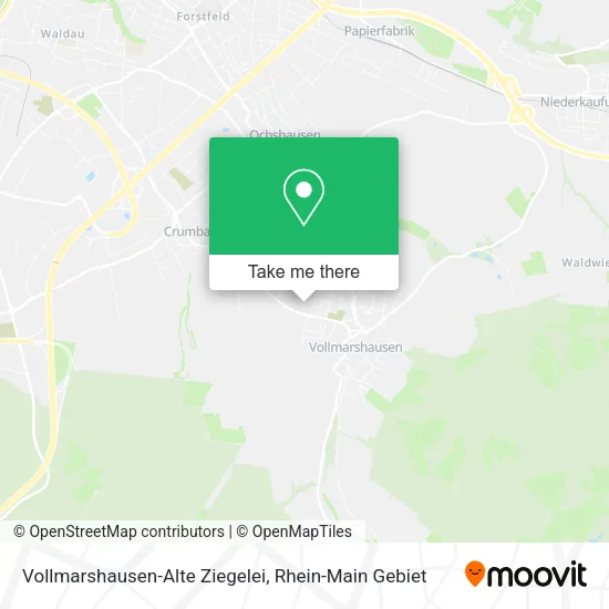 Карта Vollmarshausen-Alte Ziegelei