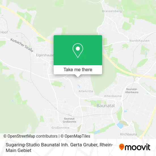 Карта Sugaring-Studio Baunatal Inh. Gerta Gruber