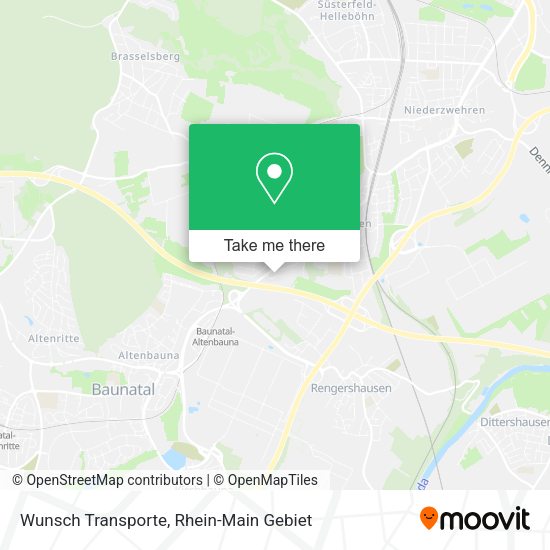 Карта Wunsch Transporte