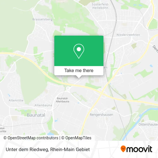 Карта Unter dem Riedweg