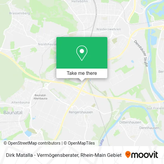 Карта Dirk Matalla - Vermögensberater