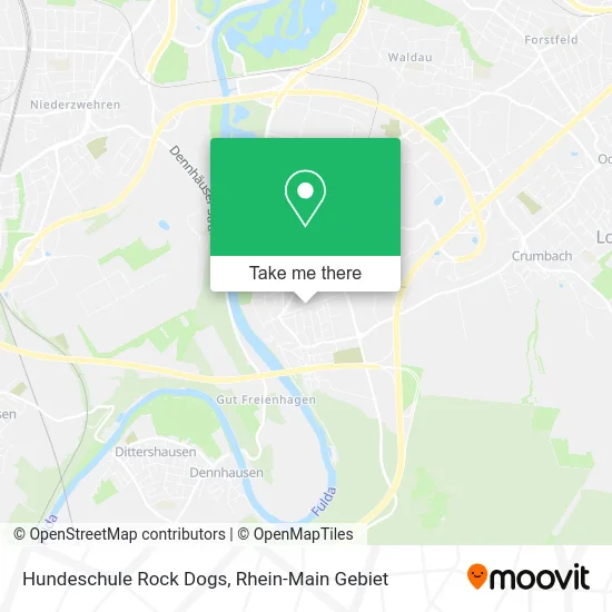 Hundeschule Rock Dogs map