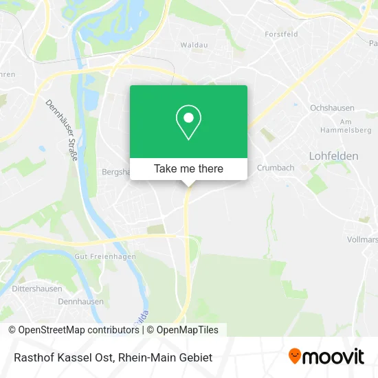 Карта Rasthof Kassel Ost