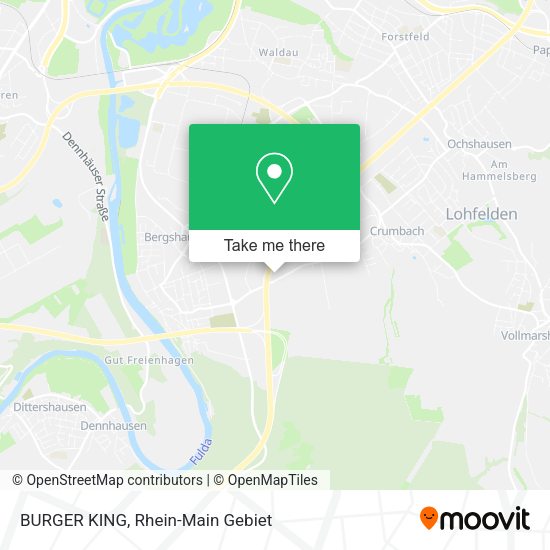 Карта BURGER KING
