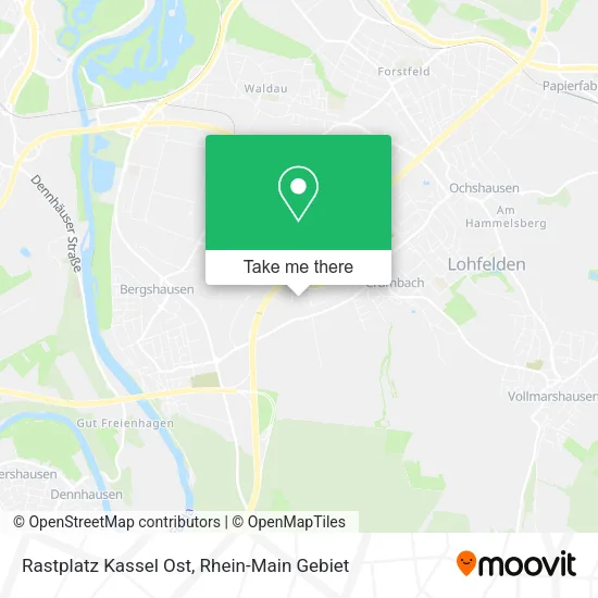 Карта Rastplatz Kassel Ost