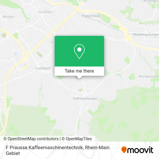 F Prausse Kaffeemaschinentechnik map