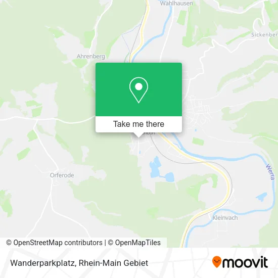 Карта Wanderparkplatz