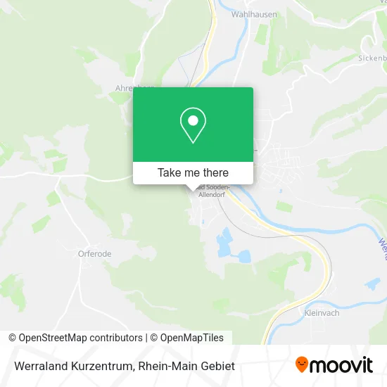 Карта Werraland Kurzentrum