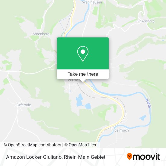 Карта Amazon Locker-Giuliano