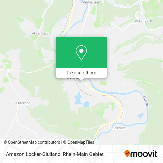 Карта Amazon Locker-Giuliano