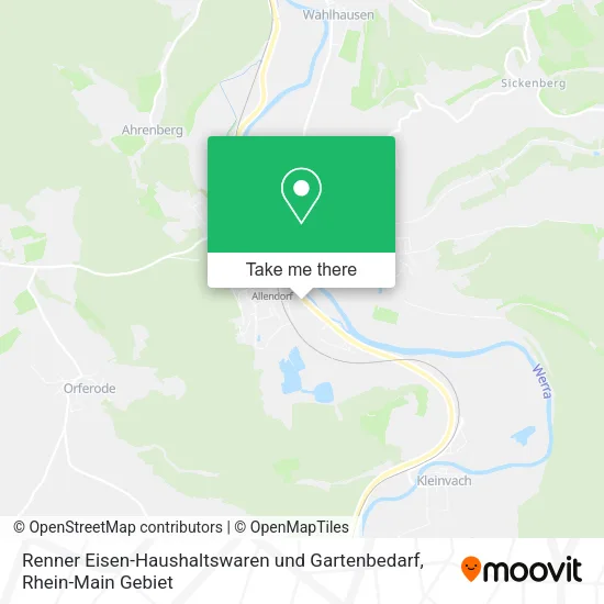 Карта Renner Eisen-Haushaltswaren und Gartenbedarf