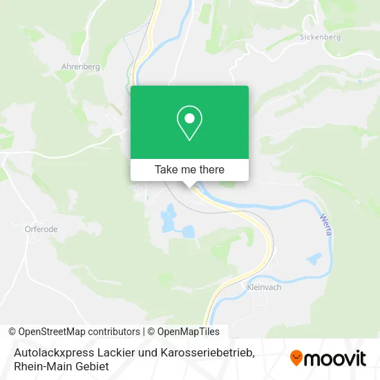 Карта Autolackxpress Lackier und Karosseriebetrieb