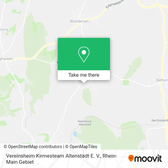 Карта Vereinsheim Kirmesteam Altenstädt E. V.