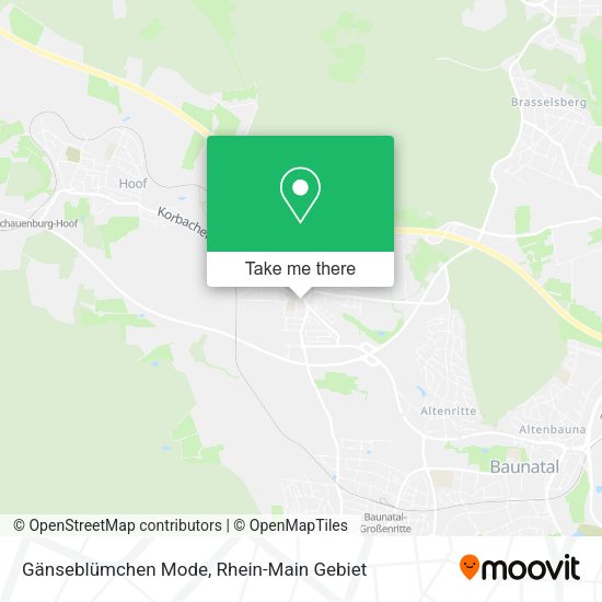Карта Gänseblümchen Mode