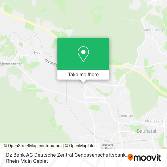 Карта Dz Bank AG Deutsche Zentral Genossenschaftsbank