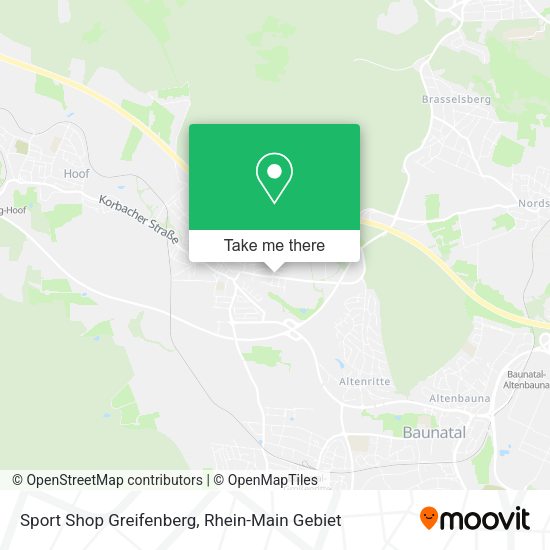 Карта Sport Shop Greifenberg