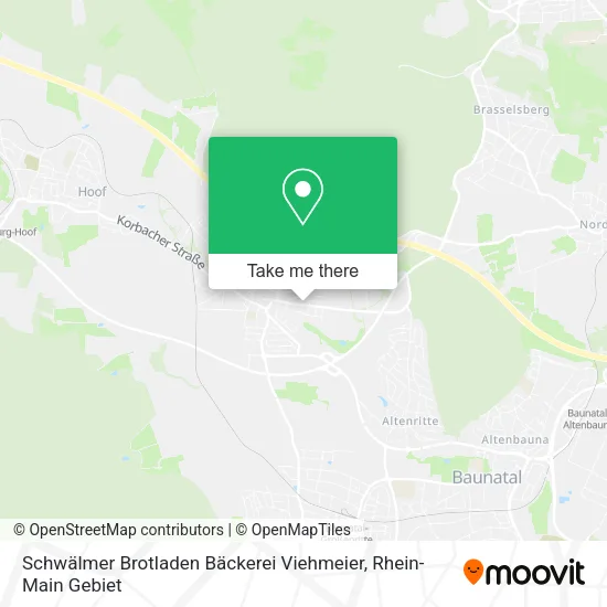 Карта Schwälmer Brotladen Bäckerei Viehmeier