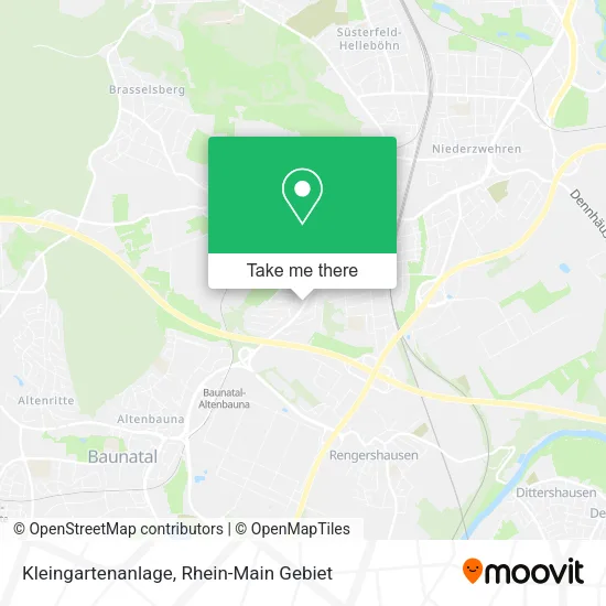 Карта Kleingartenanlage