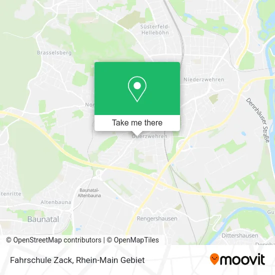 Карта Fahrschule Zack