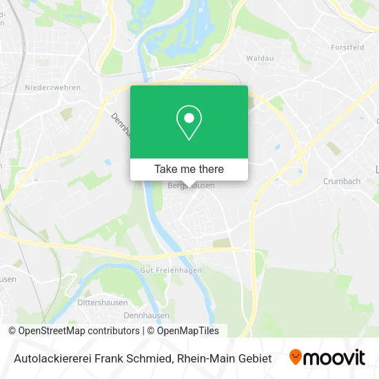 Карта Autolackiererei Frank Schmied