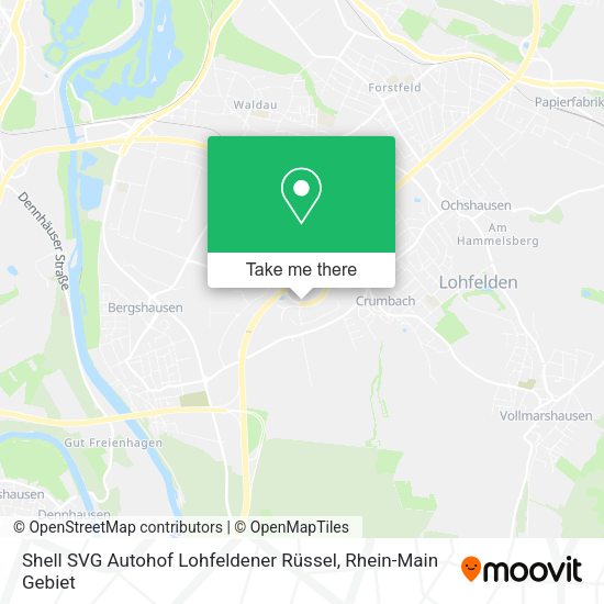 Карта Shell SVG Autohof Lohfeldener Rüssel