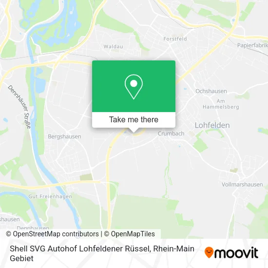 Карта Shell SVG Autohof Lohfeldener Rüssel