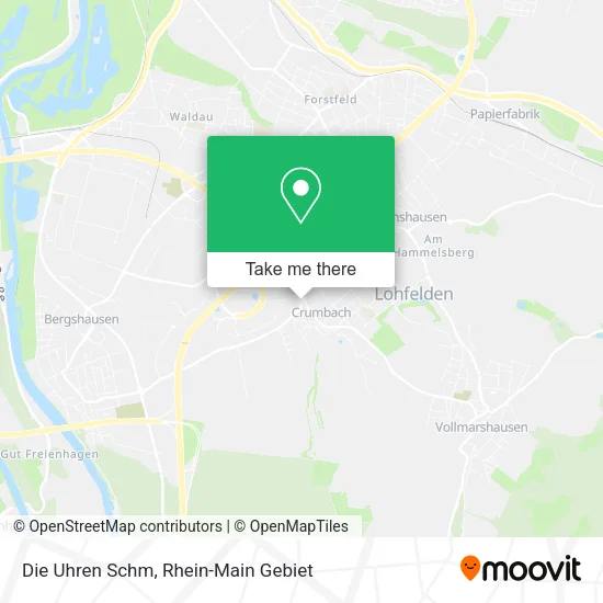 Карта Die Uhren Schm
