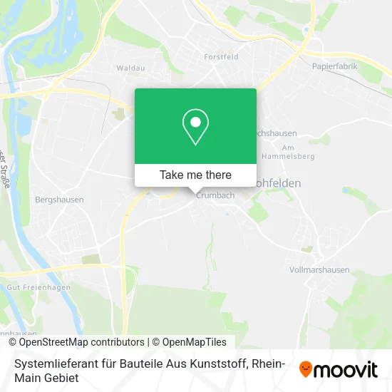 Карта Systemlieferant für Bauteile Aus Kunststoff