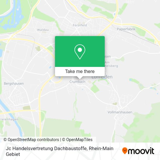 Карта Jc Handelsvertretung Dachbaustoffe