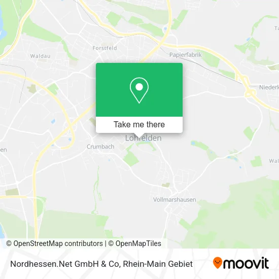Карта Nordhessen.Net GmbH & Co