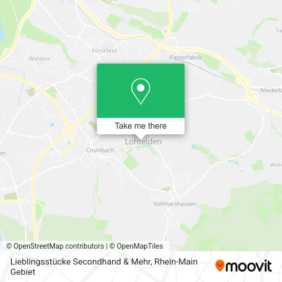 Карта Lieblingsstücke Secondhand & Mehr