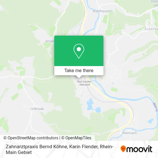 Карта Zahnarztpraxis Bernd Köhne, Karin Flender