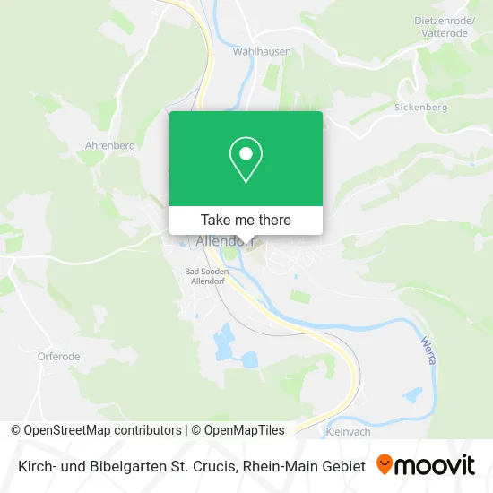 Карта Kirch- und Bibelgarten St. Crucis