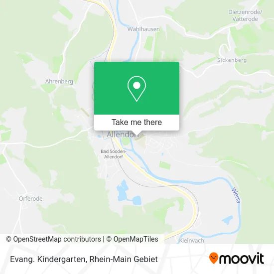 Evang. Kindergarten map