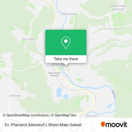 Карта Ev. Pfarramt Allendorf I