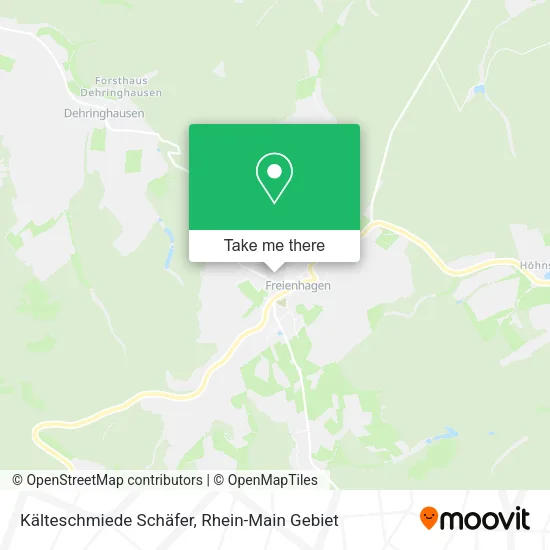 Карта Kälteschmiede Schäfer