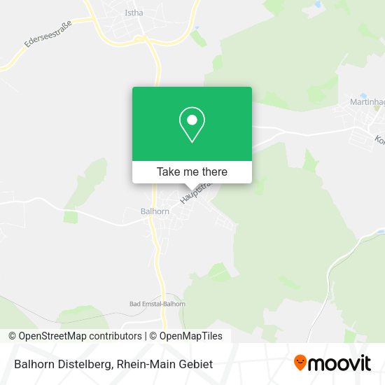 Карта Balhorn Distelberg