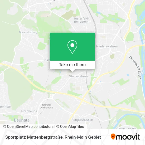 Карта Sportplatz Mattenbergstraße