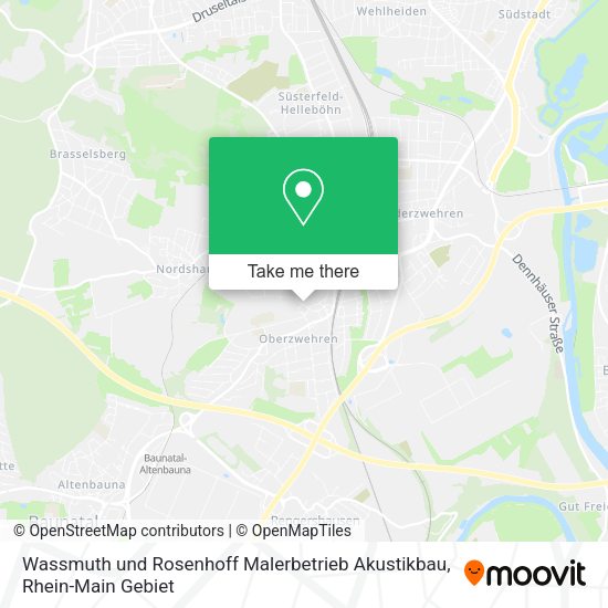 Карта Wassmuth und Rosenhoff Malerbetrieb Akustikbau