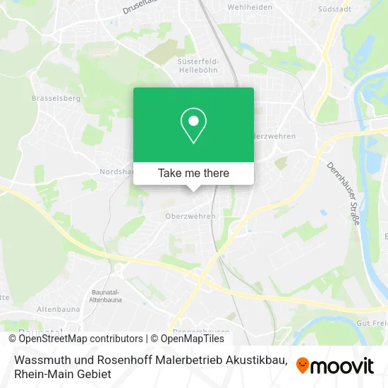 Карта Wassmuth und Rosenhoff Malerbetrieb Akustikbau