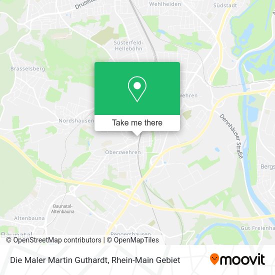 Карта Die Maler Martin Guthardt