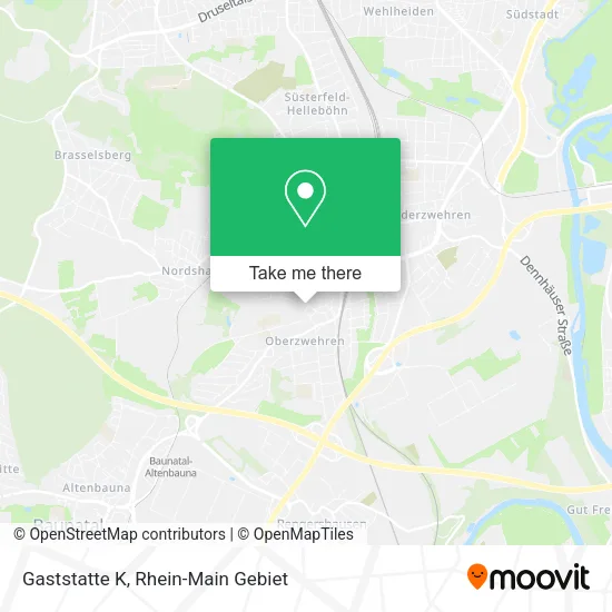 Карта Gaststatte K