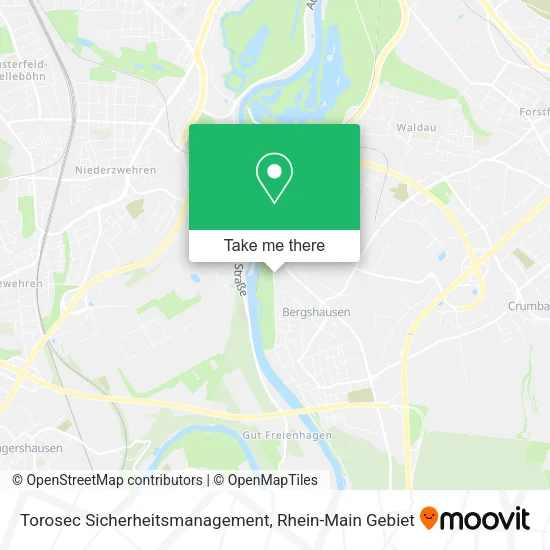 Карта Torosec Sicherheitsmanagement