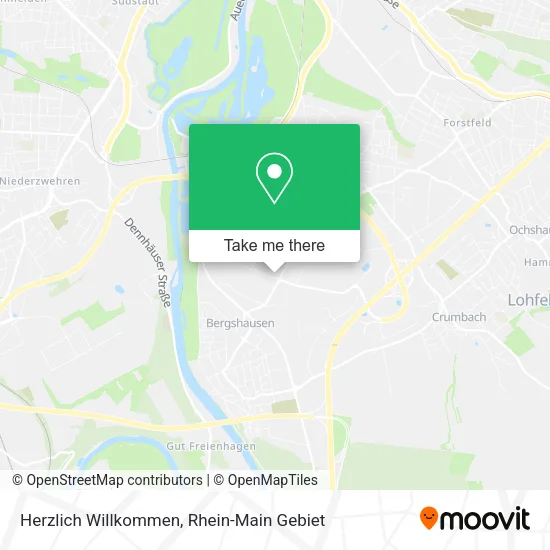 Herzlich Willkommen map