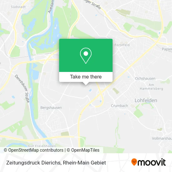 Карта Zeitungsdruck Dierichs