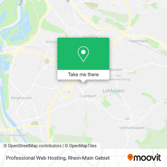 Карта Professional Web Hosting